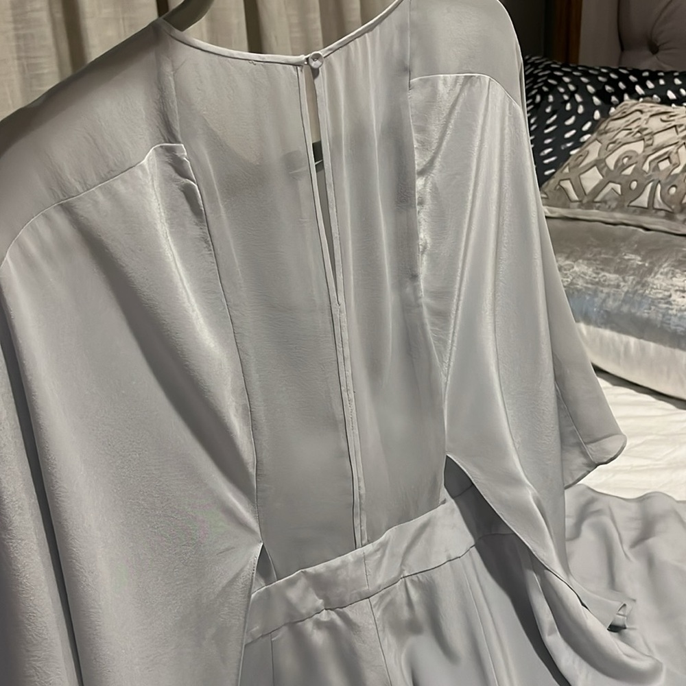 NEW BCBGMaxAzria Paid $568 plus tax Light Blue Midi Dress* new with tags* - Picture 14 of 15